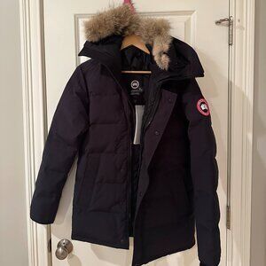 Canada Goose Carson Parka - Navy with Fur